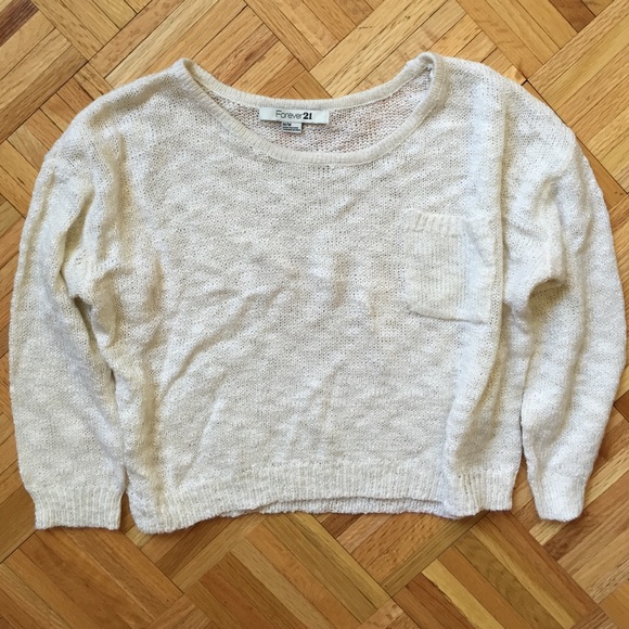 Sparkle Cropped Sweater