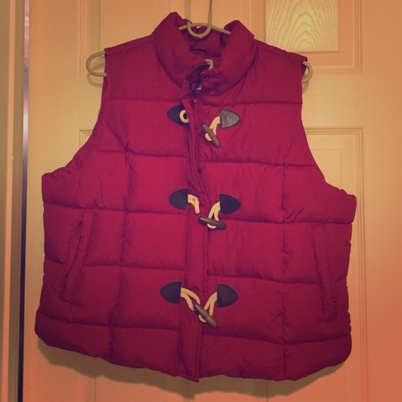 Red Arizona Jeans Quilted Vest