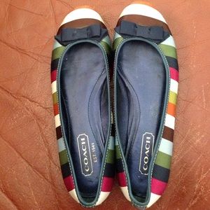 Authentic Coach ballet flats