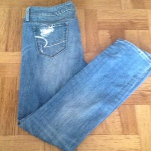 American Eagle stretch distressed jeans
