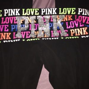Yoga pants from pink