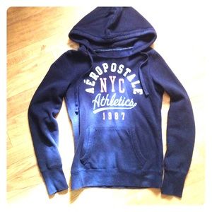 Navy blue aéro hoodie