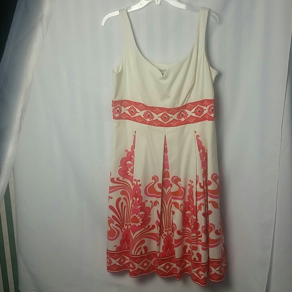 White and Floral dress