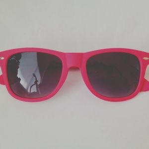 Pink Wafer Sunglasses