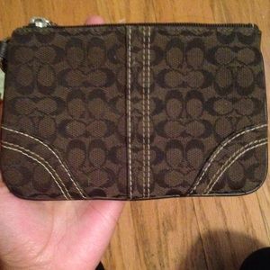 Coach wristlet bag