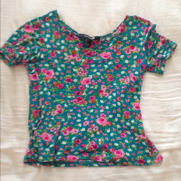 Forever 21 floral shirt