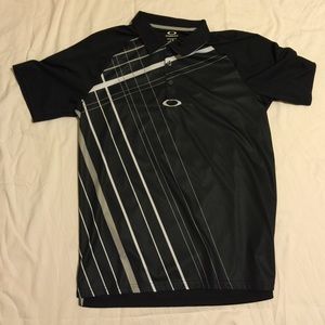 Oakley Golf Polo and Nike golf shorts