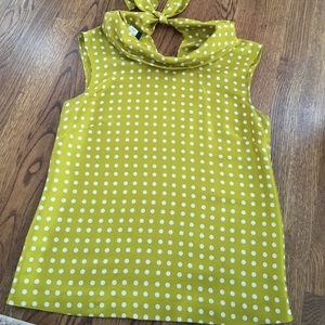 Jcrew silk top size 2