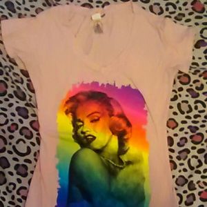 Pink Marilyn Monroe shirt
