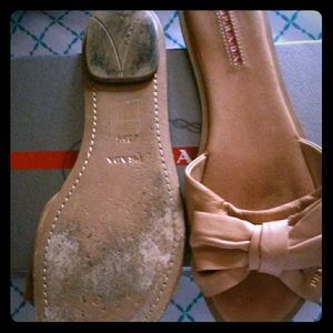 Prada bow sandals make me an offer