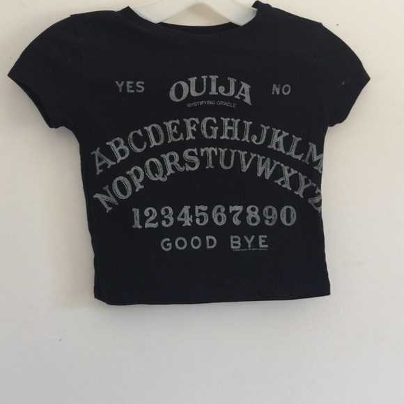 Oujia board crop top