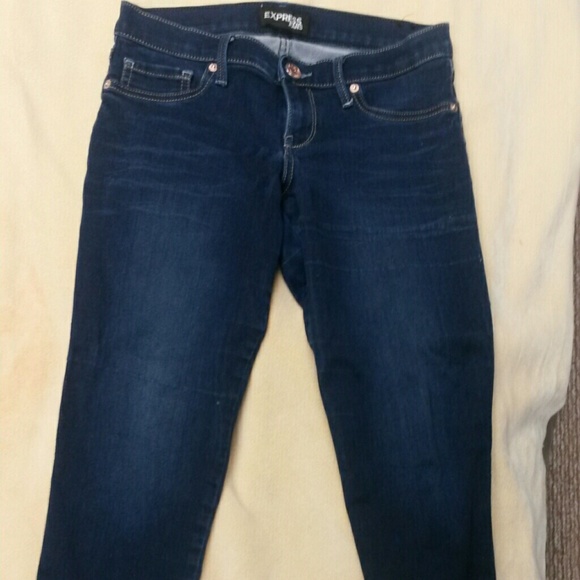 Express cuffed jeans
