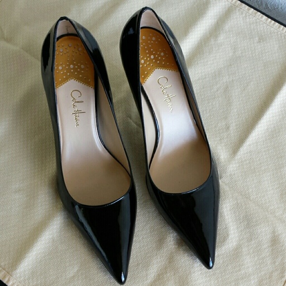 NWOT Cole Haan  patent leather black pumps