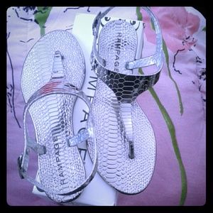 Rampage Gunmetal Sandals