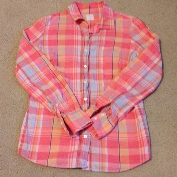 Pink Plaid Shirt