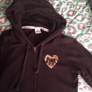 VS sweatshirt Black Leopard