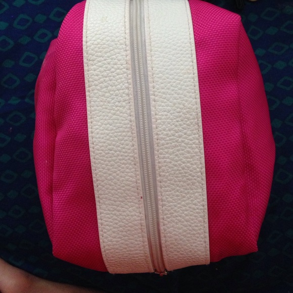 Two pink make up bags Lancôme medium and small