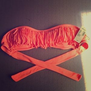 American Eagle fringe swim suit top