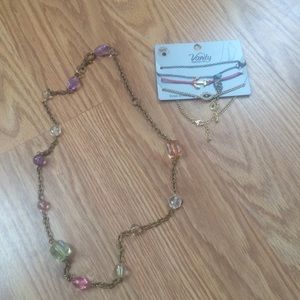 Necklace and anklets :)