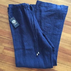 Vince Camuto denim and linen pants