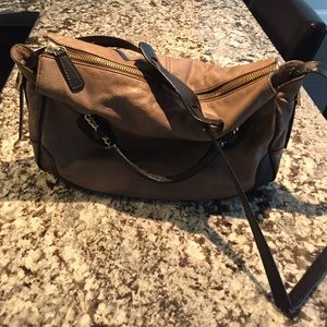 J. Crew leather messenger bag