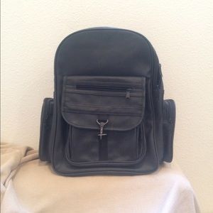Leather backpack