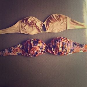 Two H&M bikini tops