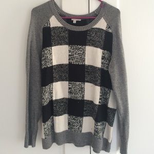 Checkered sweater