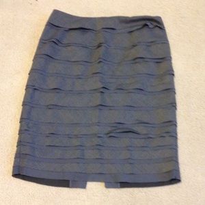 Gray pencil skirt