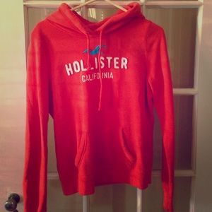 Hollister Orange Hoodie