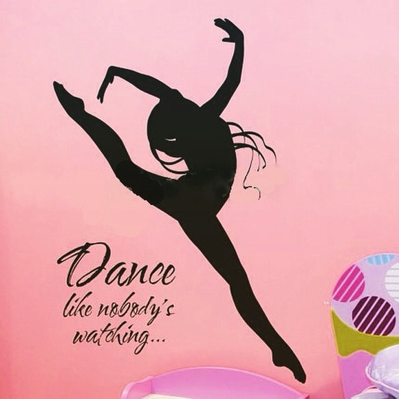Dance Like Nobody's Watching wall decal