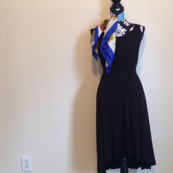 Anthropologie black dress