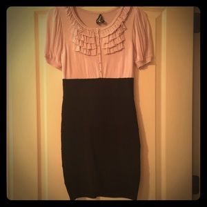 Bebe dress.. Lavender and black