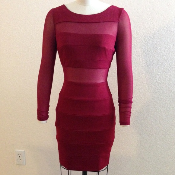 |Red Mini Dress - Picture 1 of 3