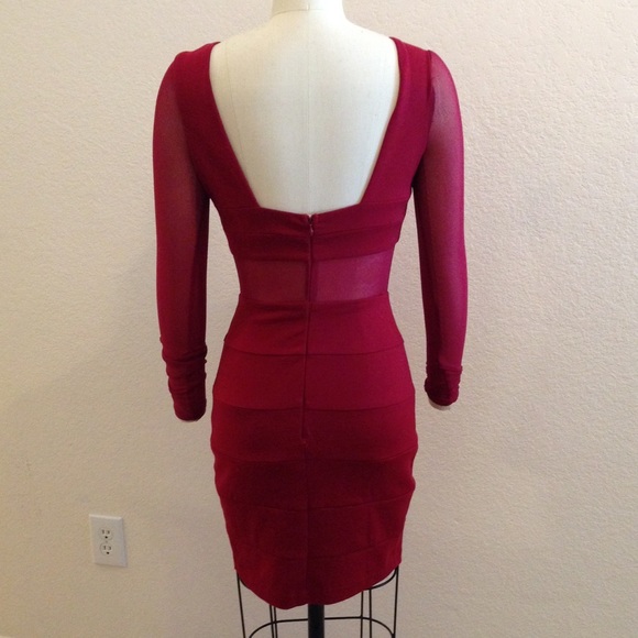 |Red Mini Dress - Picture 2 of 3