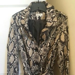 Coat - Snakeskin Print