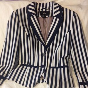 Striped blazer