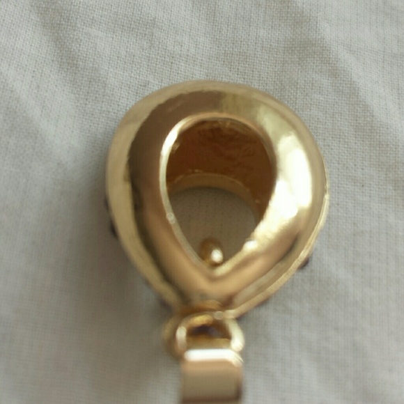 14k Yellow gold filled crystal pendent - Picture 4 of 4