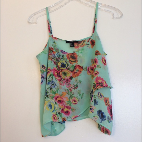 Forever 21 Spring Floral Top