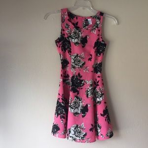 Pink Floral Dress
