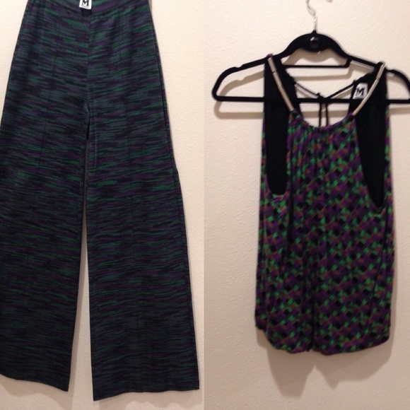 Missoni Wide Leg Pant & Halter Top