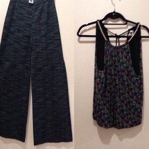 Missoni Wide Leg Pant & Halter Top