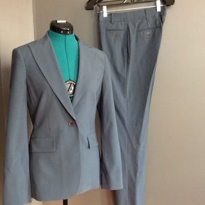 BCBG 2 Piece Blue Suit Size 6