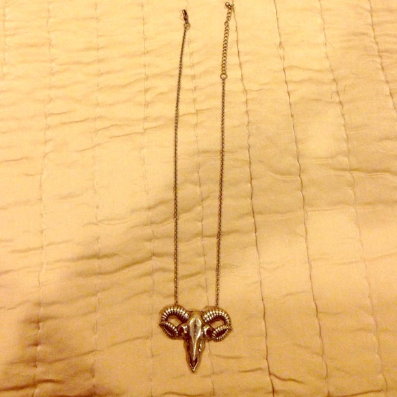 Brass Ram Necklace - Picture 1 of 1