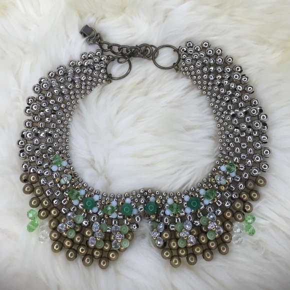 Anthropologie jeweled collar