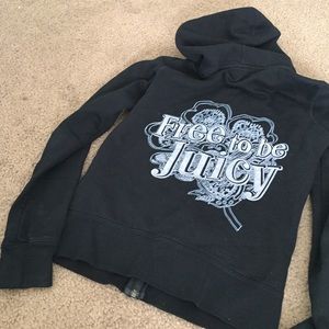 Black Juicy Brand Zip Up