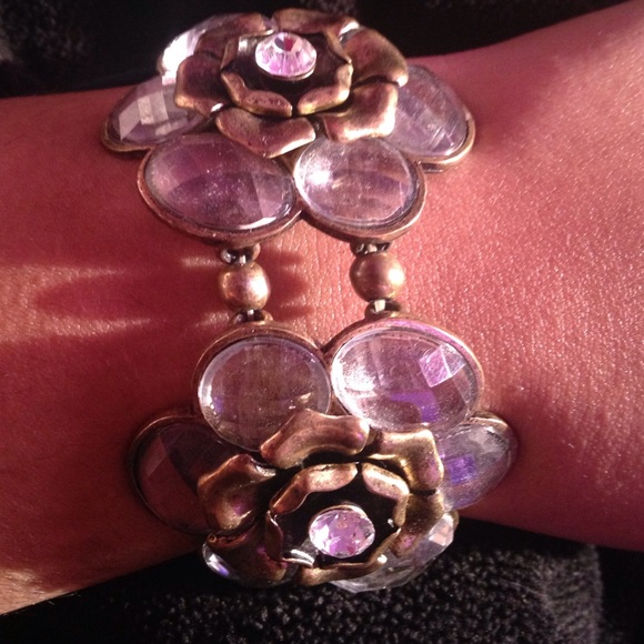 Metal Flower Bracelet