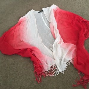 Cotton On pink ombré kimono