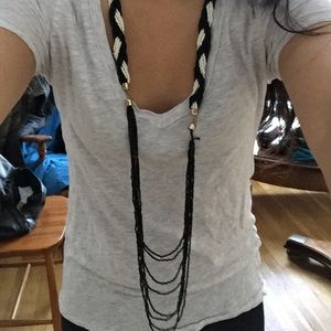 Black and white necklace