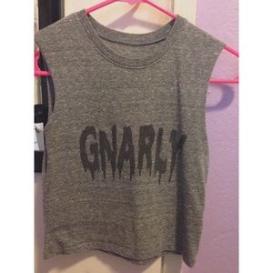 ⭐️ON HOLD⭐️Brandy Melville "Gnarly" tank crop top!
